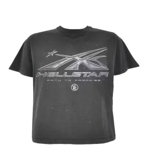 Hellstar Studios Hellstar Chrome Logo Tee Black