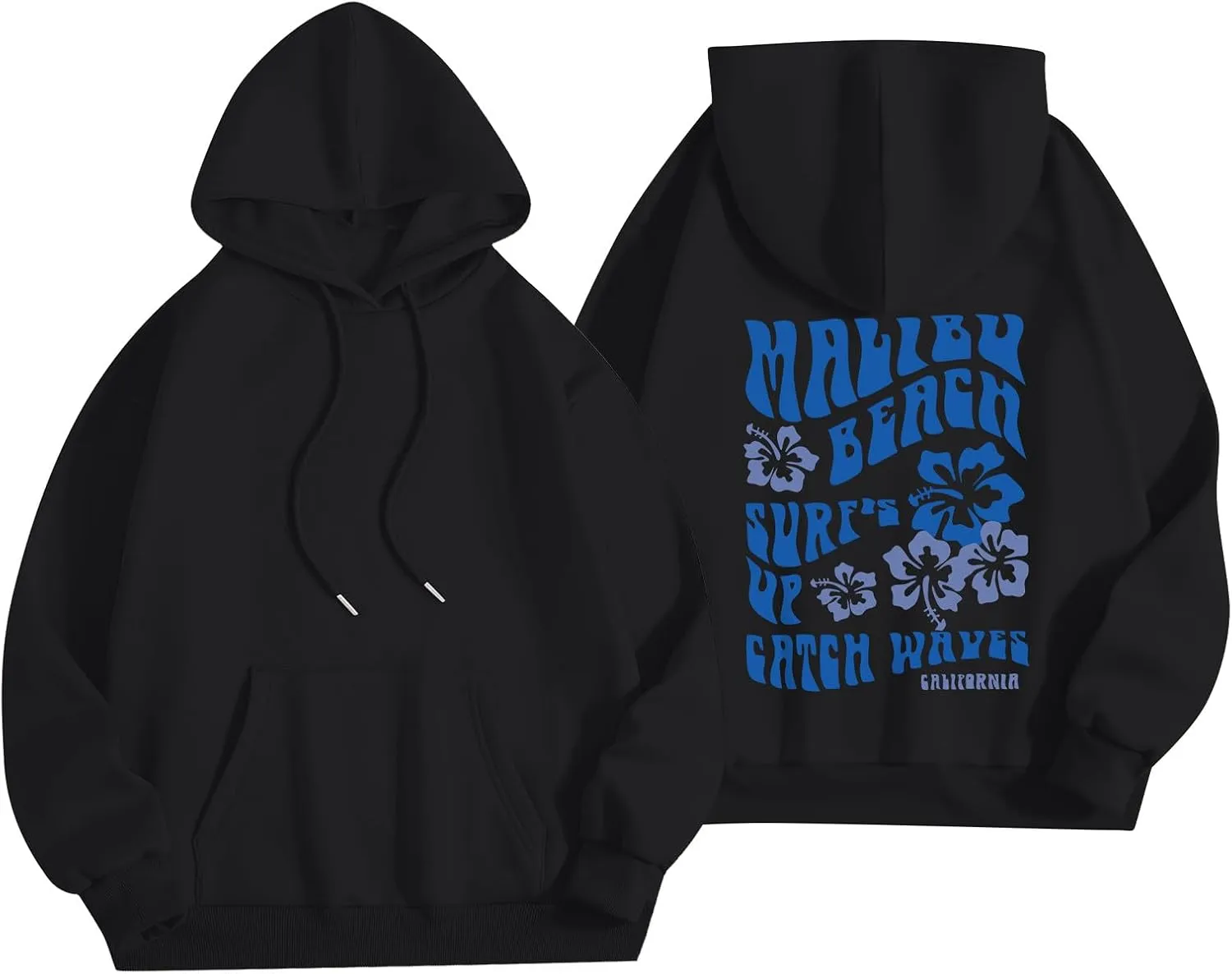 Hoodies For Women Pullover Long Sleeve Tops Casual With Pockets Oversized Sweatshirt Graphic Fall
