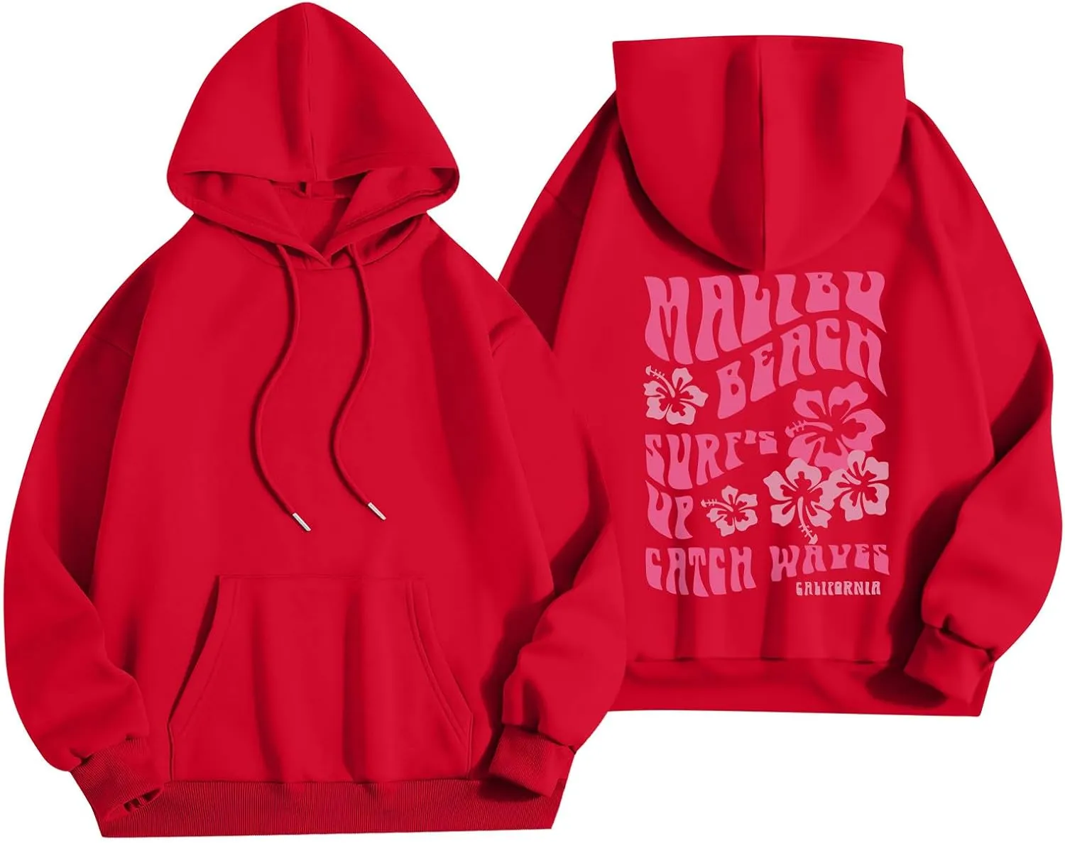 Hoodies For Women Pullover Long Sleeve Tops Casual With Pockets Oversized Sweatshirt Graphic Fall