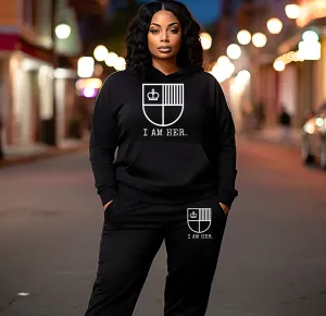 I AM HER Shield Women's Jogger Sweatpants - Blk