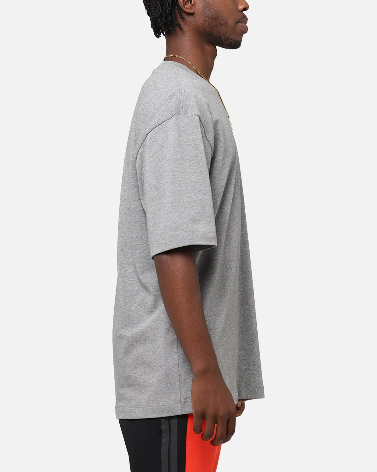 Jordan Brand Sneaker Patch Crewneck T-Shirt Carbon Heather