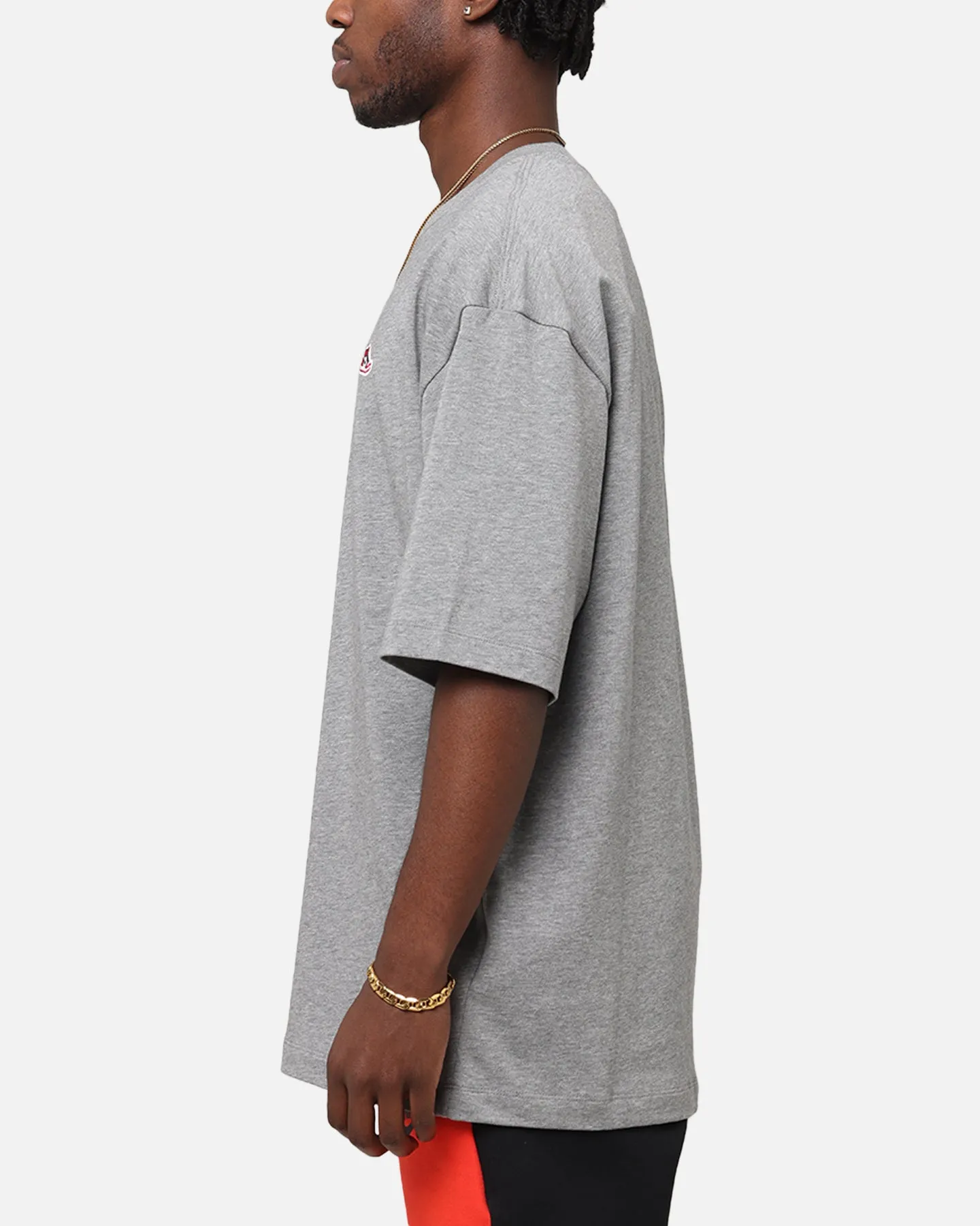 Jordan Brand Sneaker Patch Crewneck T-Shirt Carbon Heather