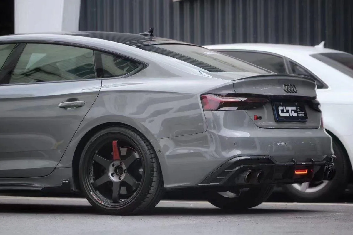 Karbel Carbon Side Skirts for Audi S5 A5 B9.5 2020-ON Carbon Fiber