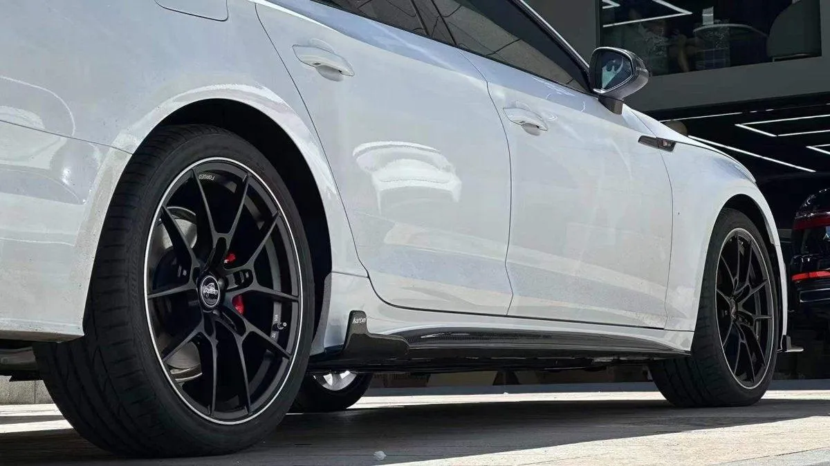 Karbel Carbon Side Skirts for Audi S5 A5 B9.5 2020-ON Carbon Fiber