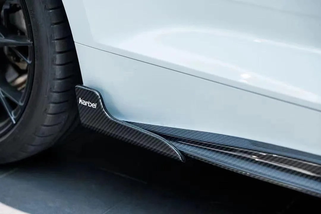 Karbel Carbon Side Skirts for Audi S5 A5 B9.5 2020-ON Carbon Fiber