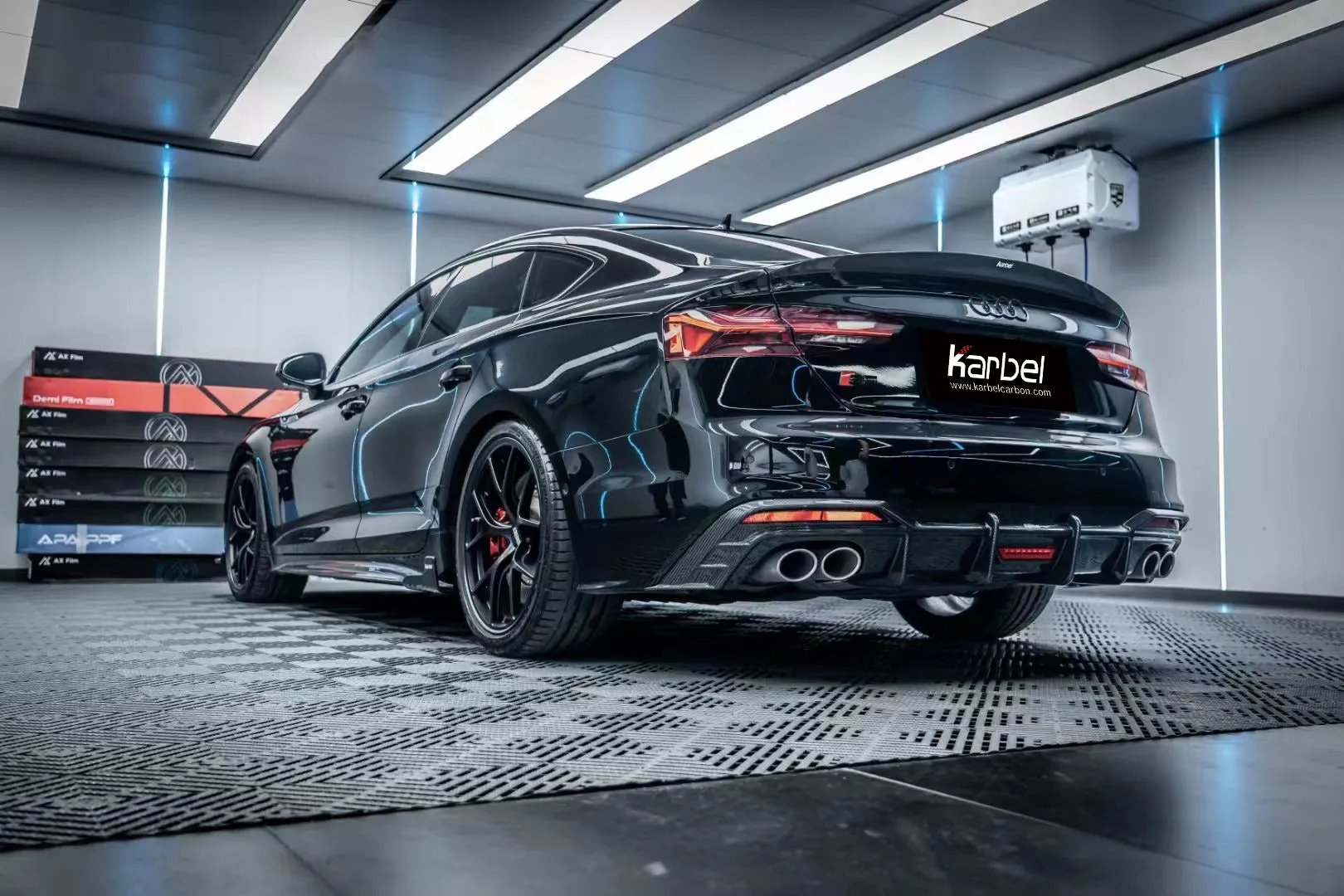 Karbel Carbon Side Skirts for Audi S5 A5 B9.5 2020-ON Carbon Fiber