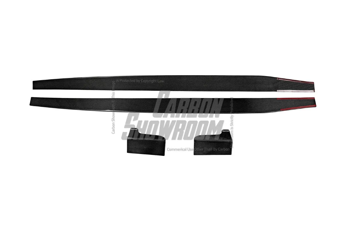 Karbel Carbon Side Skirts for Audi S5 A5 B9.5 2020-ON Carbon Fiber
