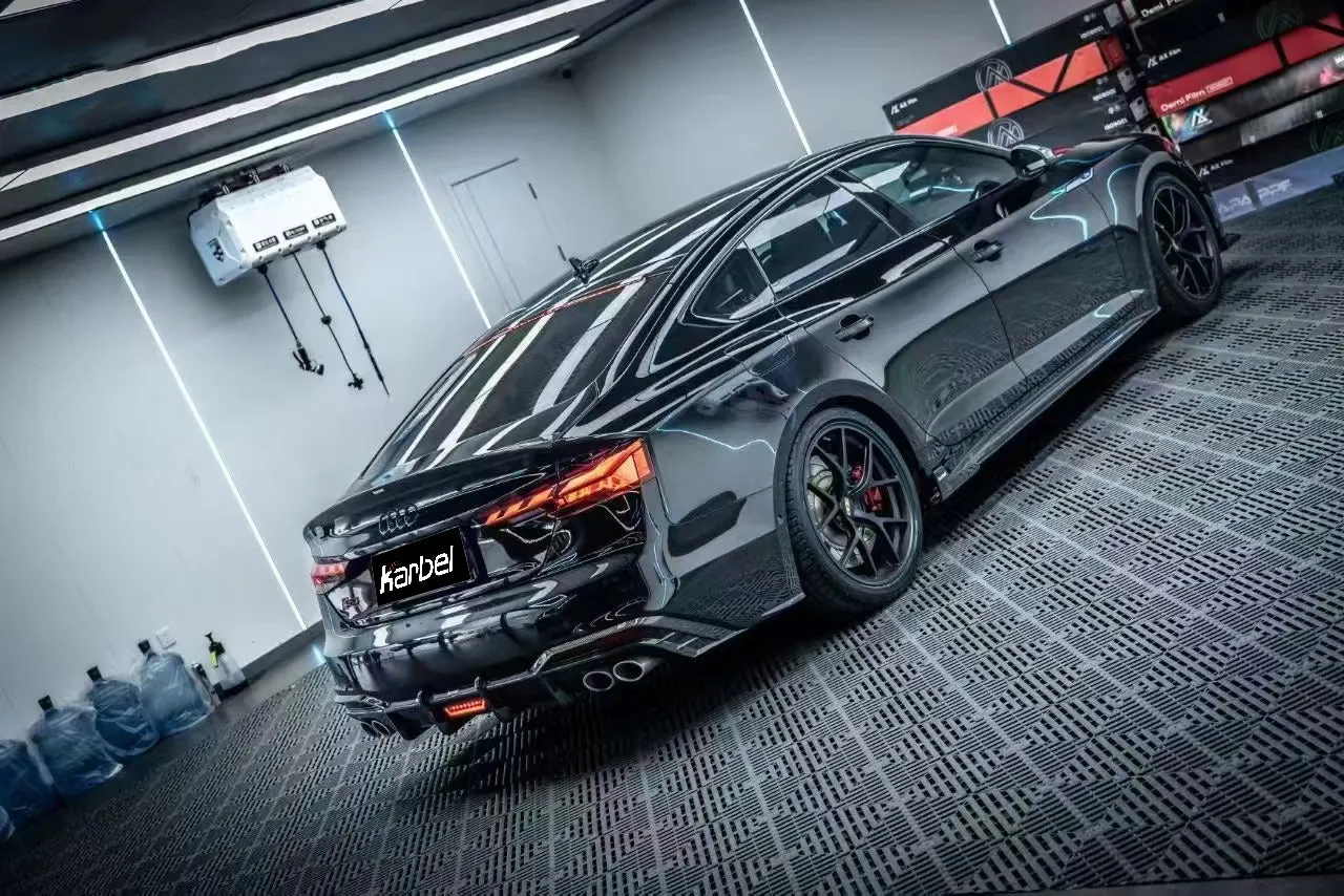 Karbel Carbon Side Skirts for Audi S5 A5 B9.5 2020-ON Carbon Fiber