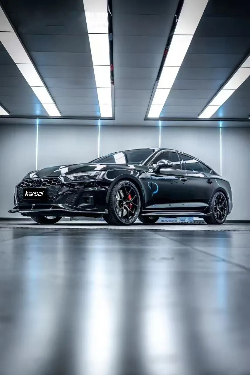 Karbel Carbon Side Skirts for Audi S5 A5 B9.5 2020-ON Carbon Fiber