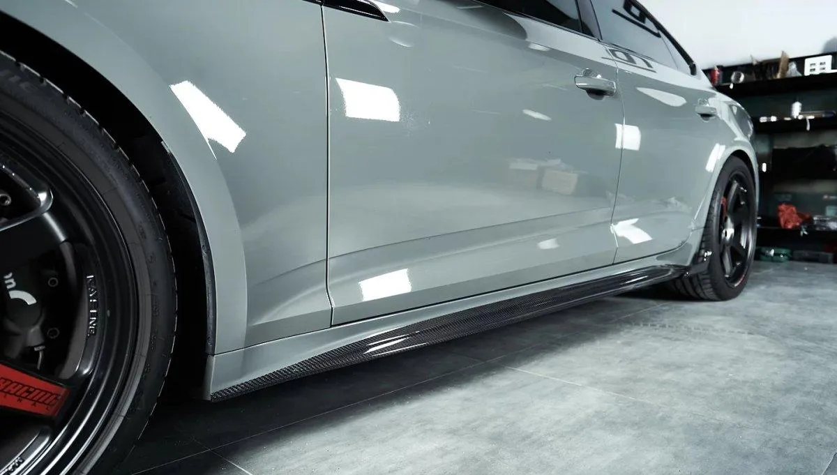 Karbel Carbon Side Skirts for Audi S5 A5 B9.5 2020-ON Carbon Fiber