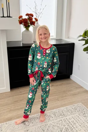 KIDS Shirley & Stone PJ Set - Snowmen