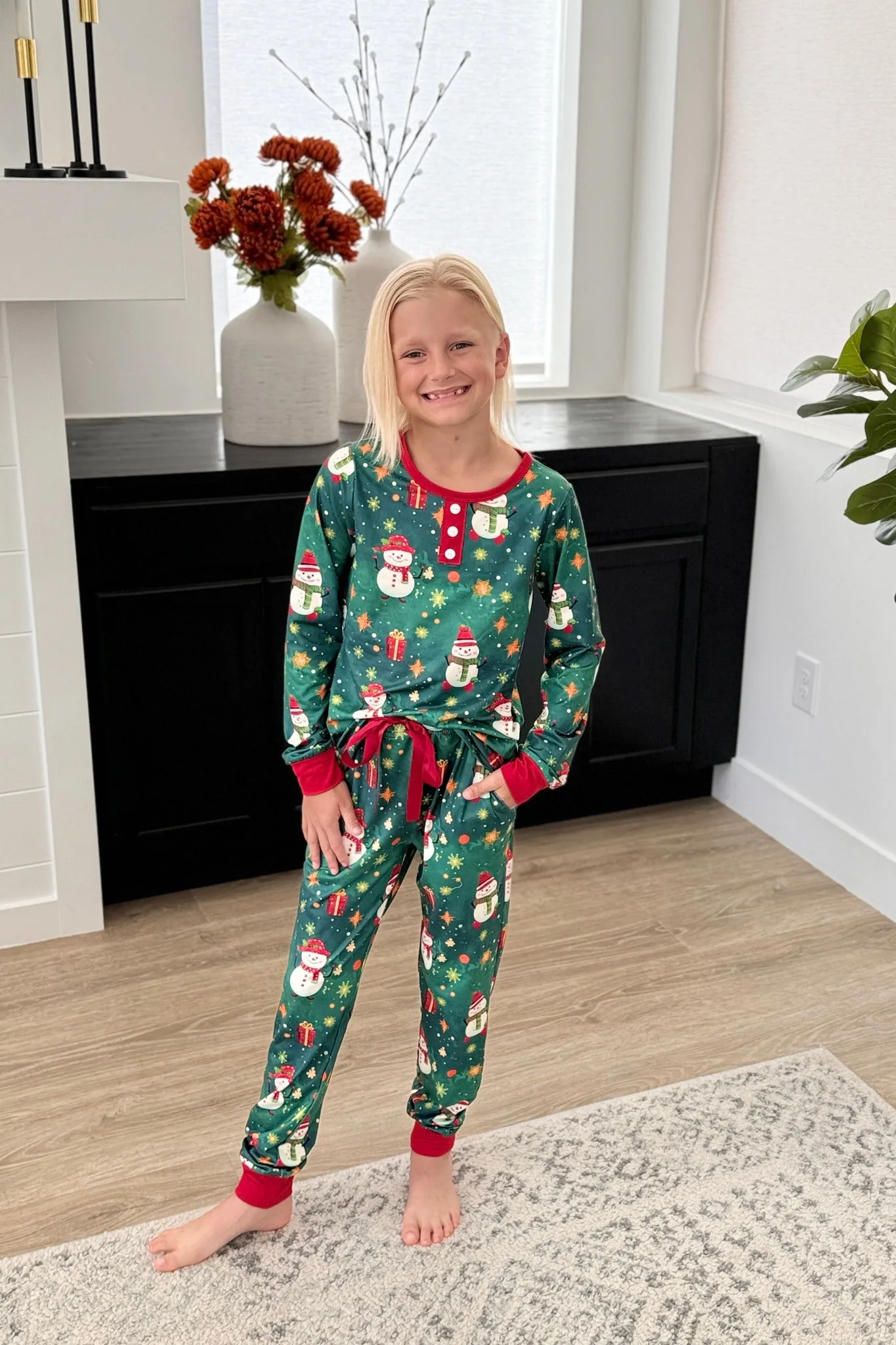 KIDS Shirley & Stone PJ Set - Snowmen