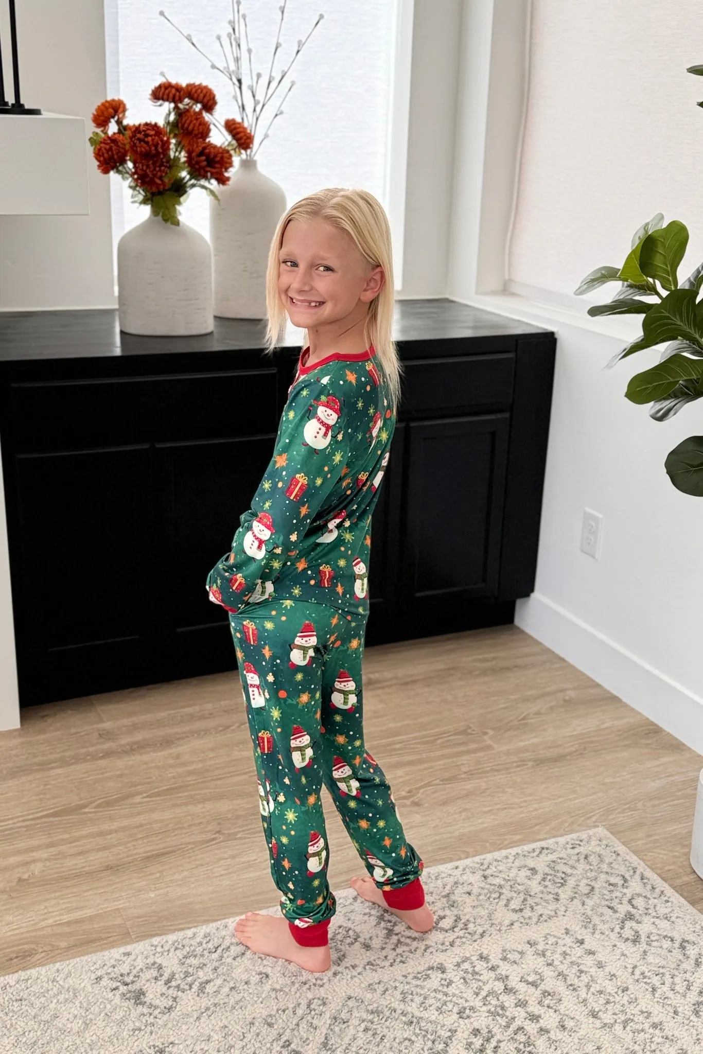 KIDS Shirley & Stone PJ Set - Snowmen