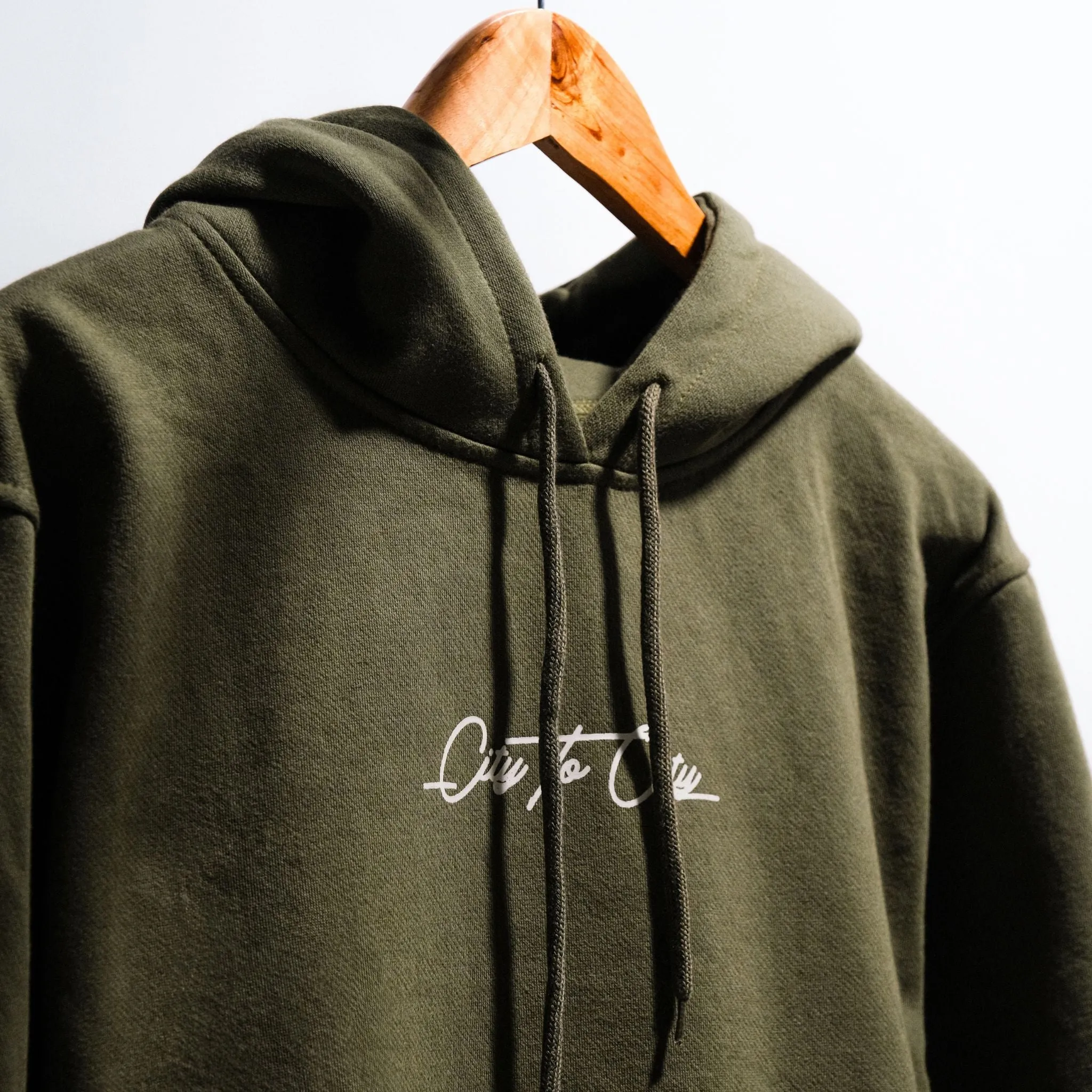 KOTC Classic Hoodie - Army Green & Black