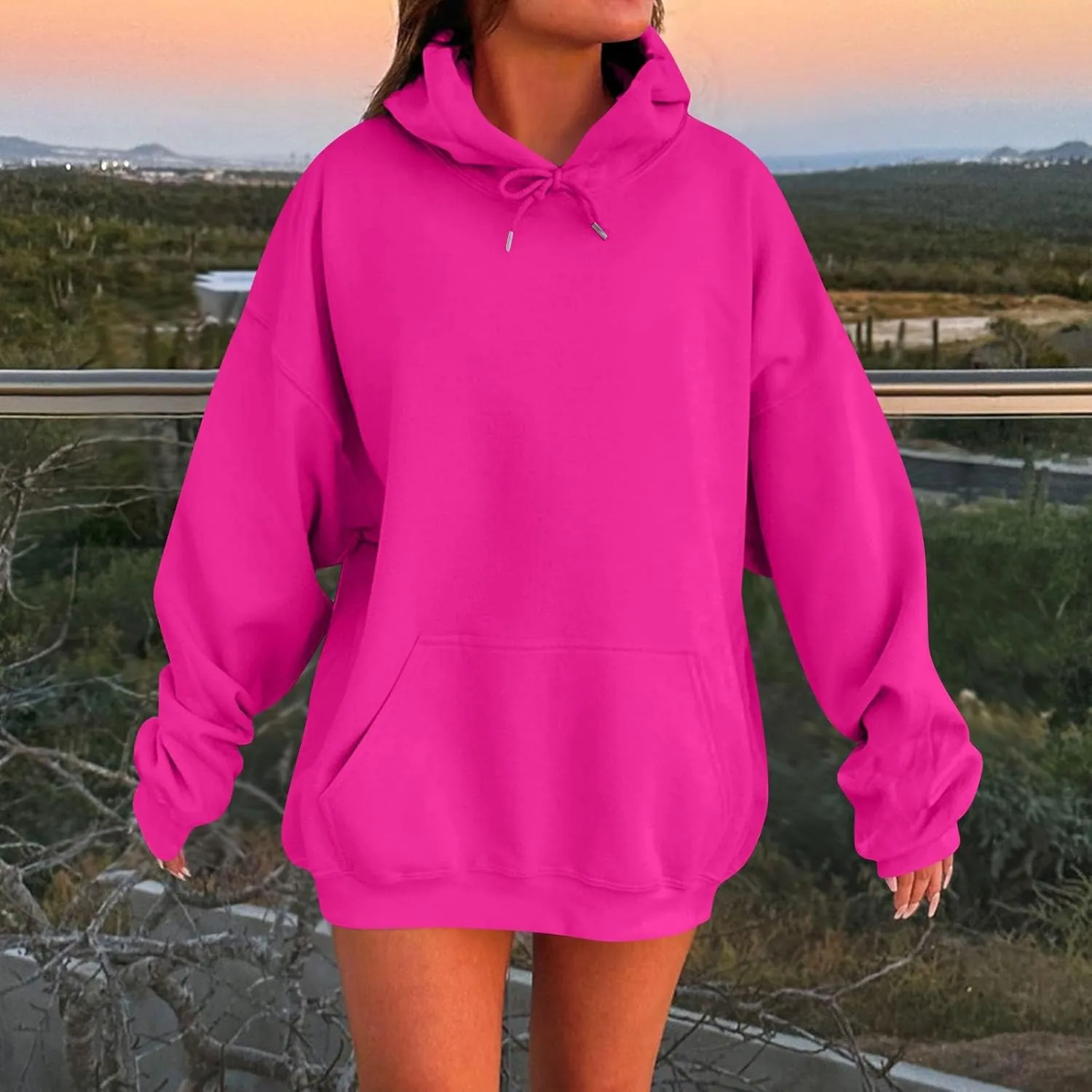 LISTHA Winter Sweatshirts for Women Oversized Hoodies Trendy Y2k Sweatshirts Long Sleeve Sweaters Pullover Teen Girl Clothes