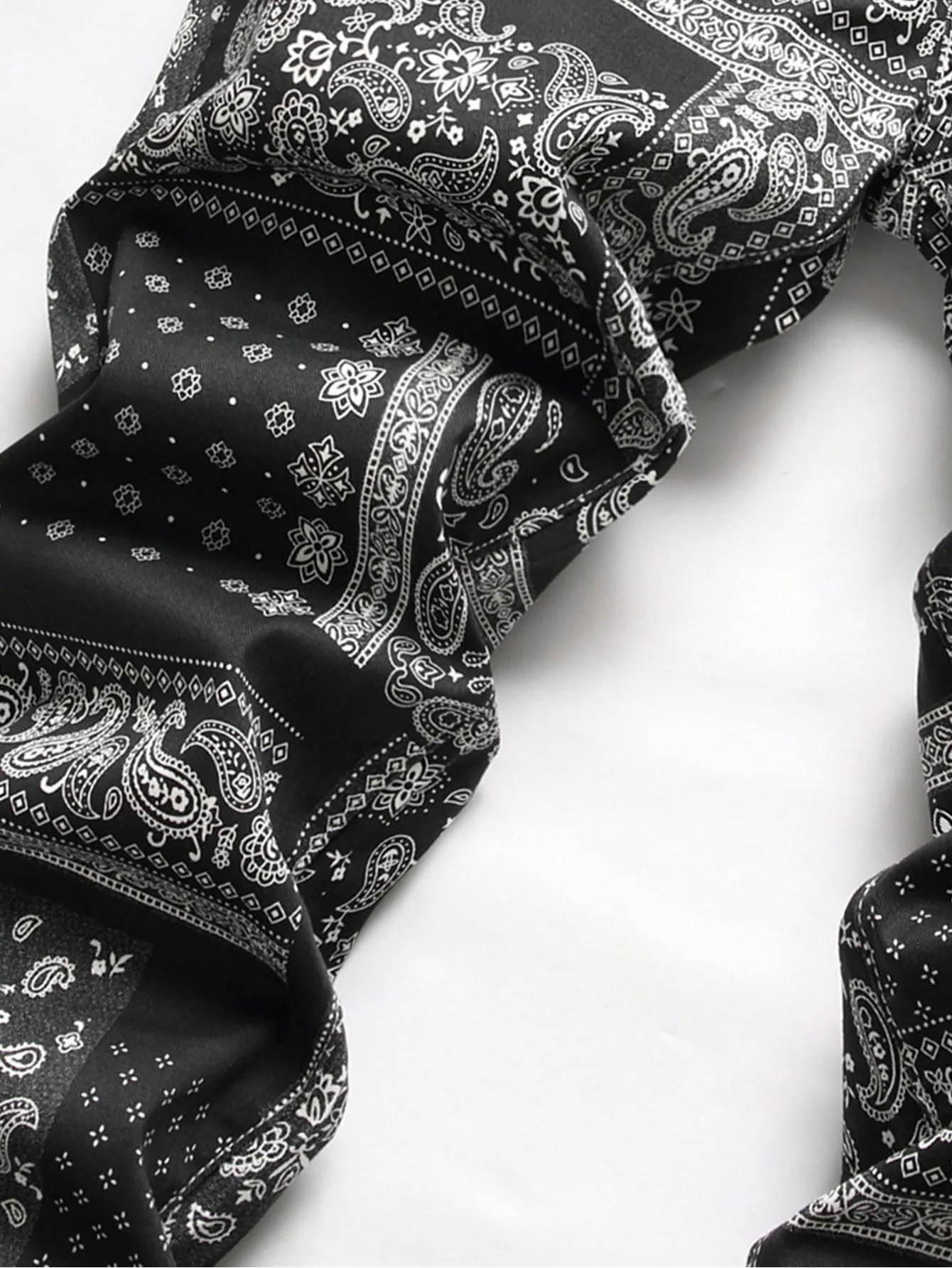 Men's Paisley Fitted Skinny Jeans