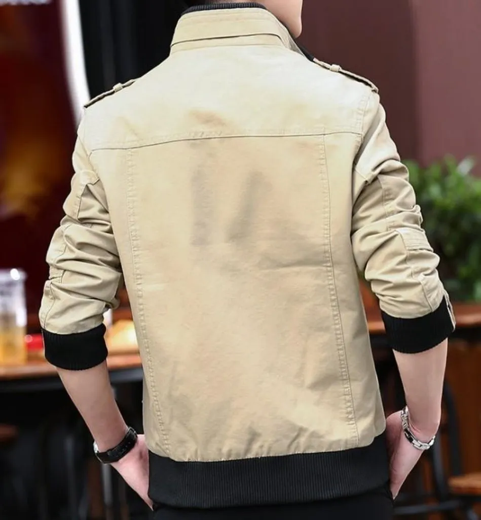 Military Theme Short Jacket | BespokeBrothers®