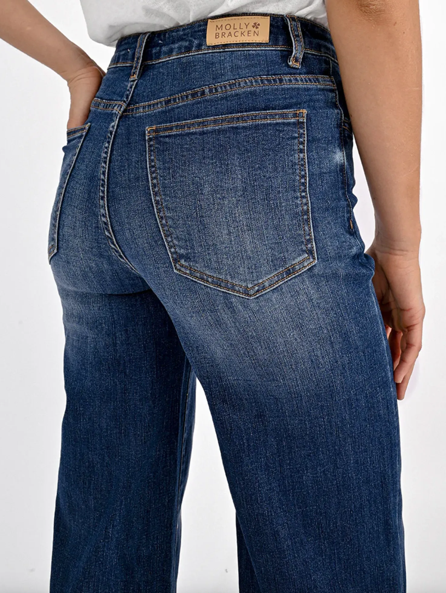 Molly Bracken Wide Leg Jeans