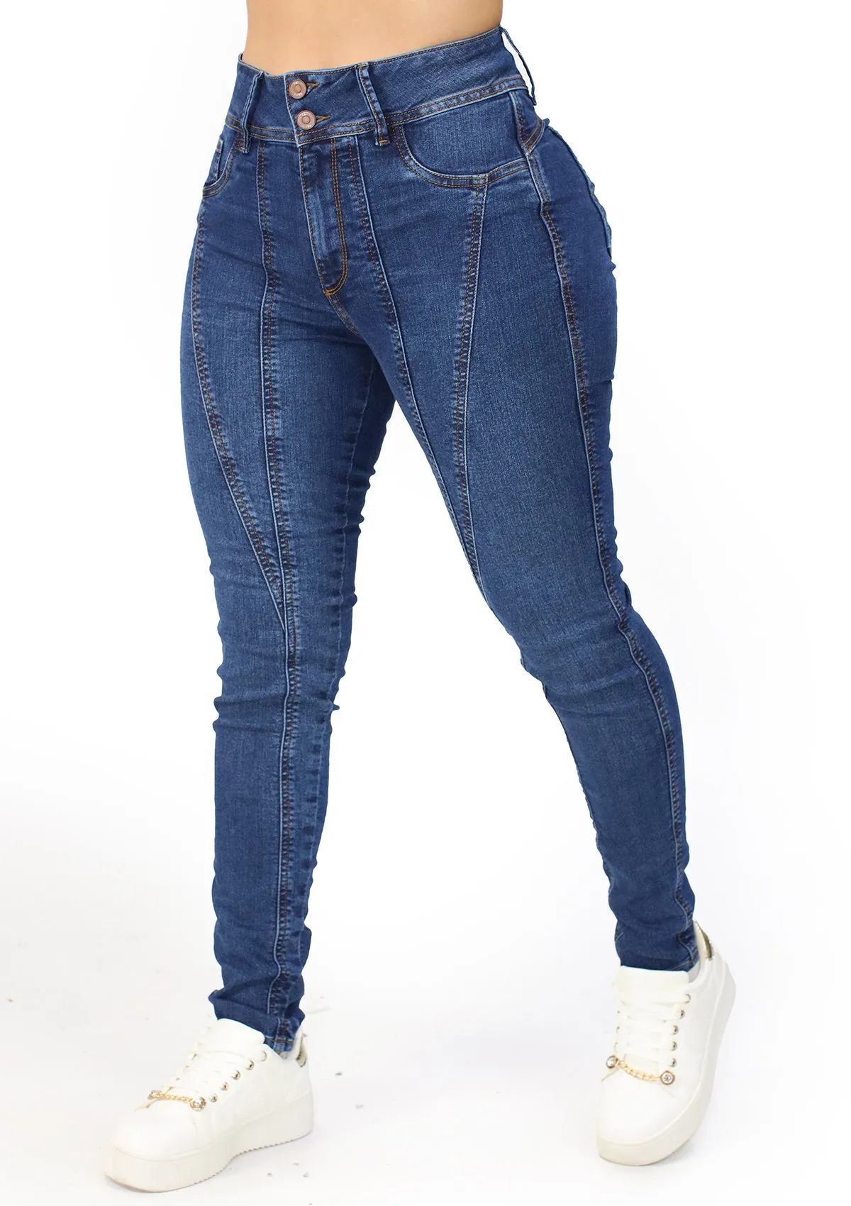 MRP21421 Dark Denim Skinny Jean by Maripily Rivera