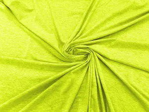 Neon Yellow 58/60" Wide Cotton Jersey Spandex Knit Blend 95% Cotton 5 percent Spandex/Stretch Fabric/Costume