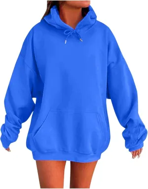 Oversized Hoodies for Women Long Sleeve Sweatshirt Pullover Fleece Sweaters Winter Fall Fashion Y2k Cute Clothes