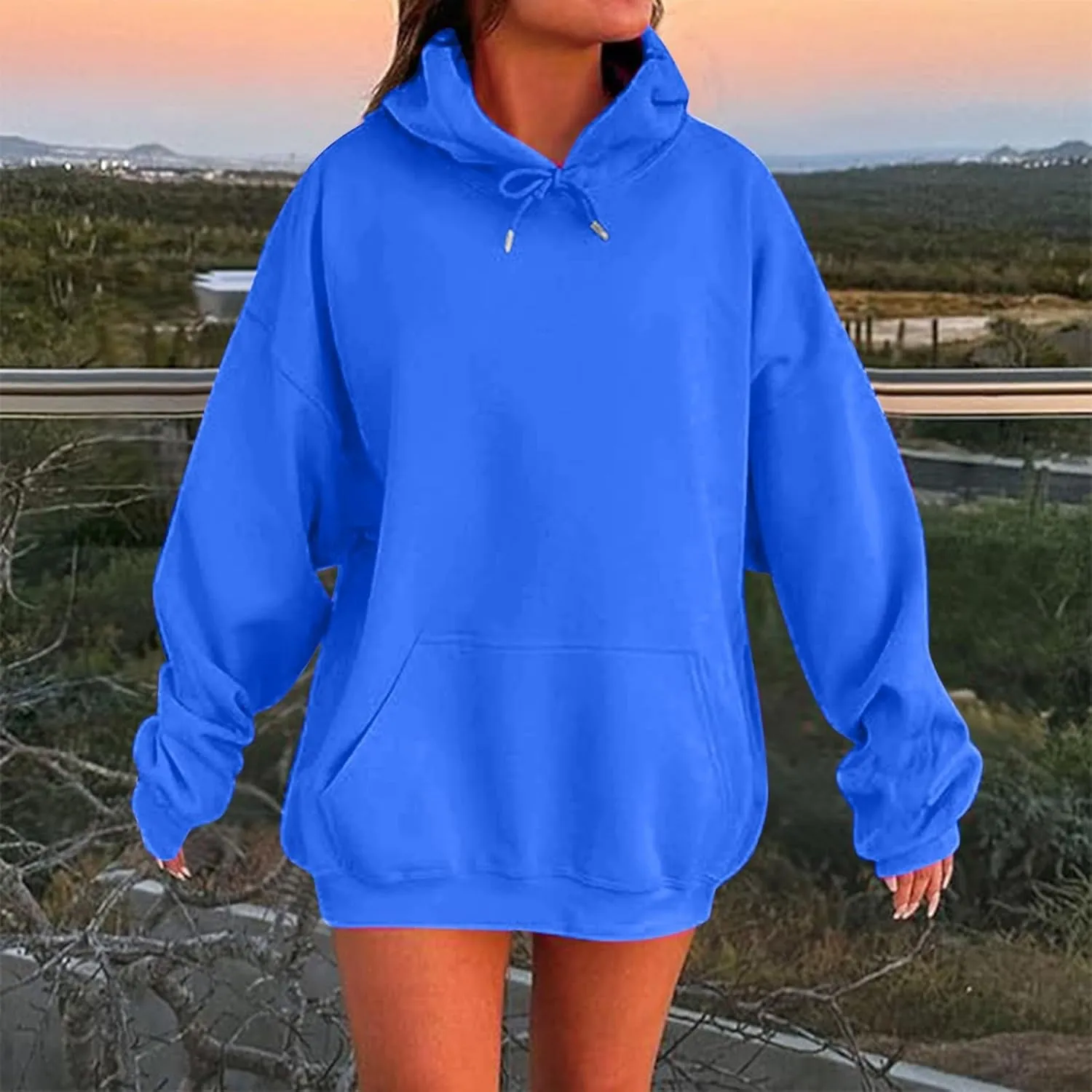 Oversized Hoodies for Women Long Sleeve Sweatshirt Pullover Fleece Sweaters Winter Fall Fashion Y2k Cute Clothes