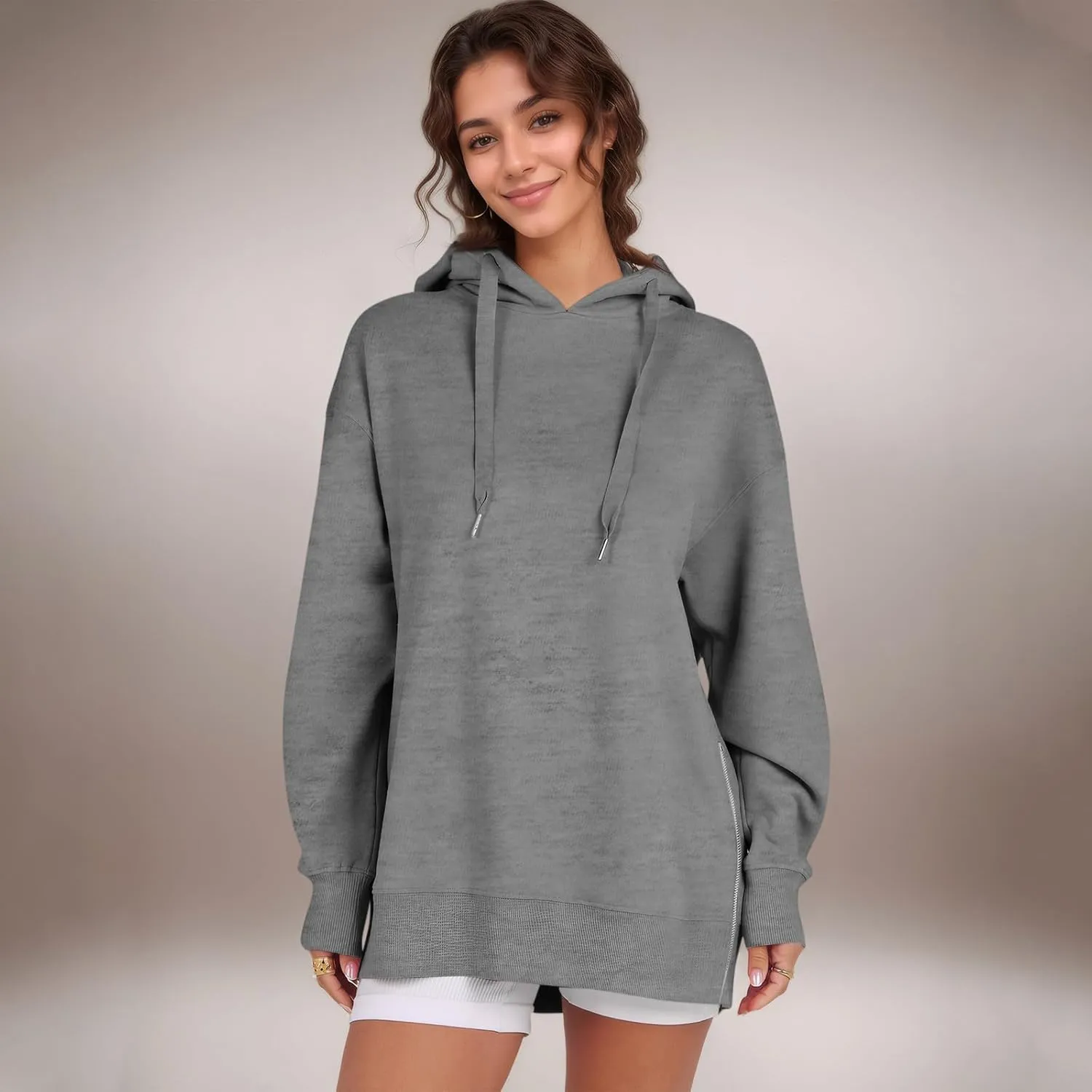 Oversized Hoodies for Women Pullover Fleece Lined Hooded Sweatshirt Teen Girls Cute Fall Sweaters Outfits