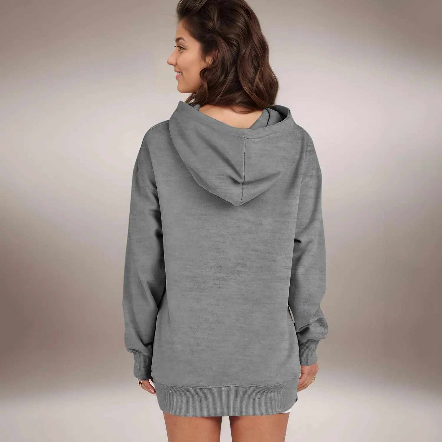 Oversized Hoodies for Women Pullover Fleece Lined Hooded Sweatshirt Teen Girls Cute Fall Sweaters Outfits