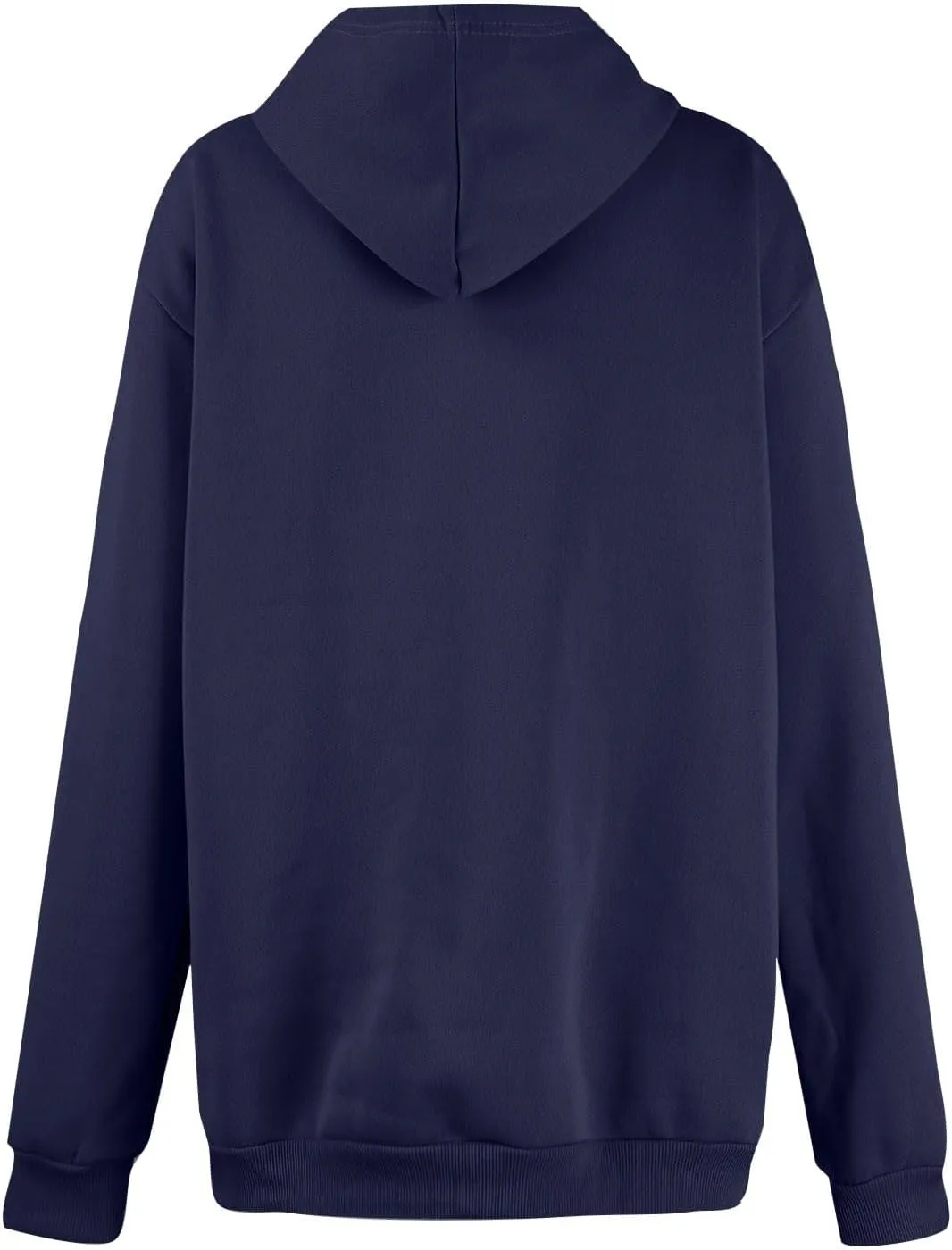 Oversized Zip Up Hoodie Women Fleece Drawstring Hooded Sweatshirt Y2k Full Zip Hoodies Comfy Sweat Shirt with Pockets
