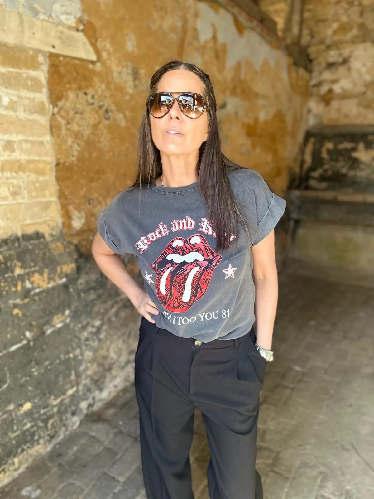 Ozzy Tee Washed Black