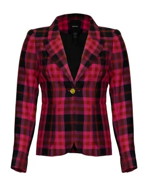 Patch Pocket Duchess Deep Pink Tartan