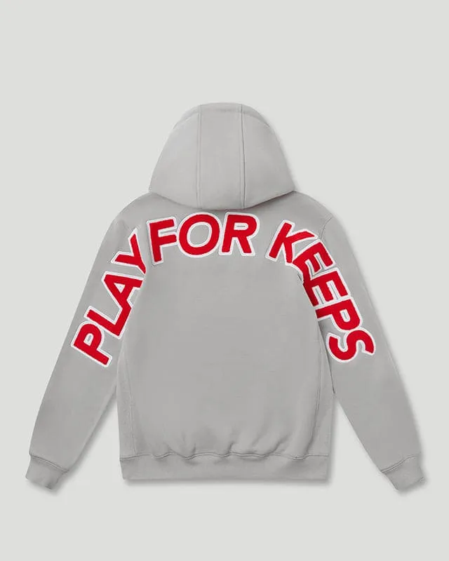 PFK Hoodie Grey/Red