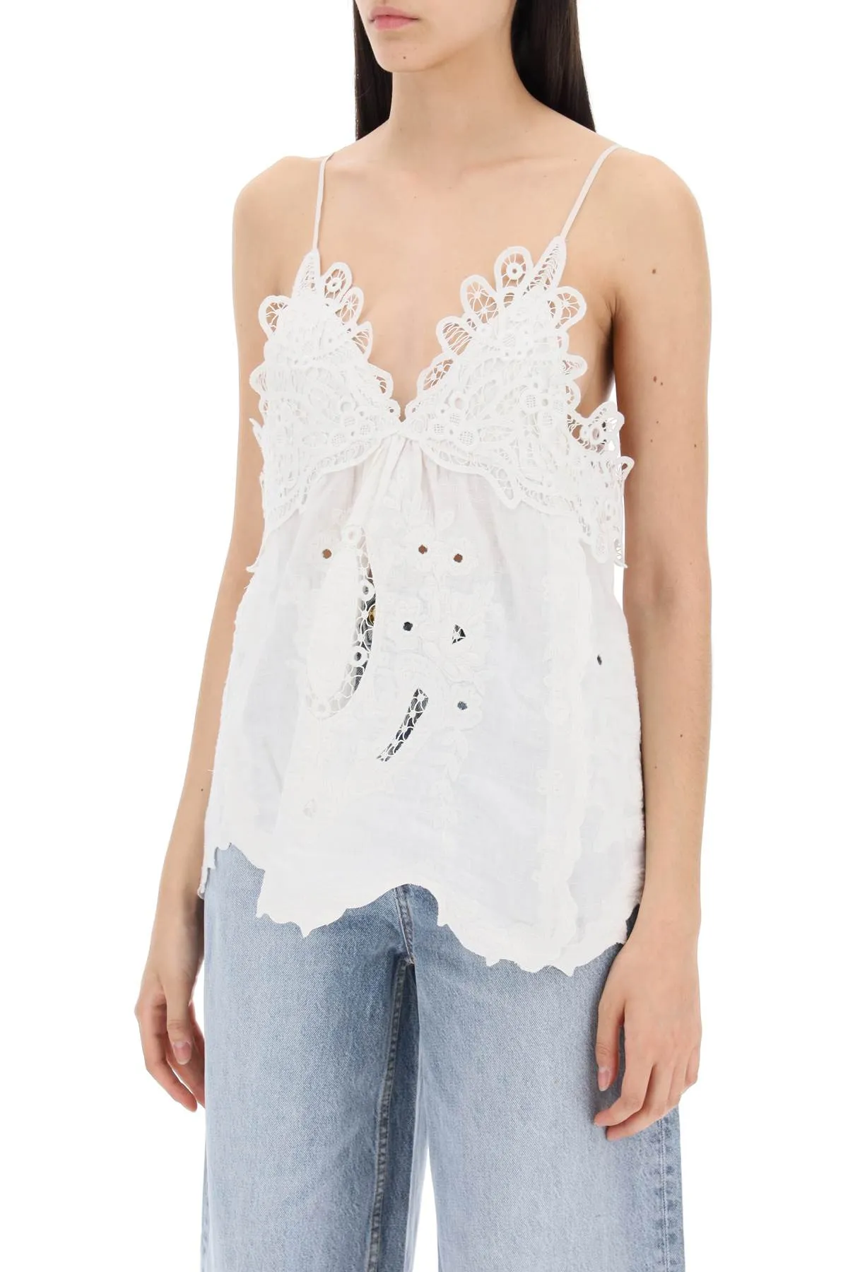 "victoria lace top with elegant