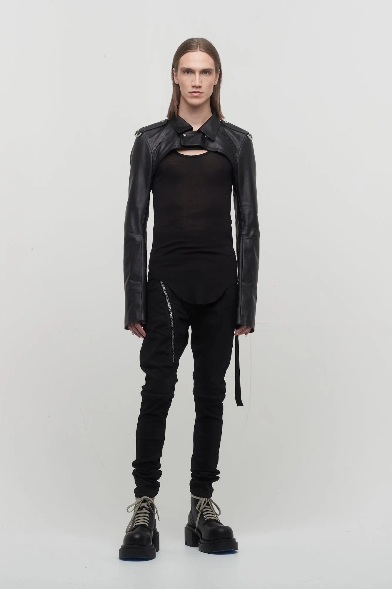 Rick Owens Biker Sleeves in Black