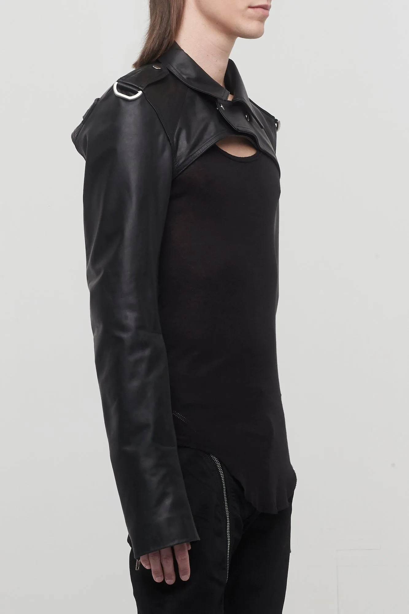 Rick Owens Biker Sleeves in Black