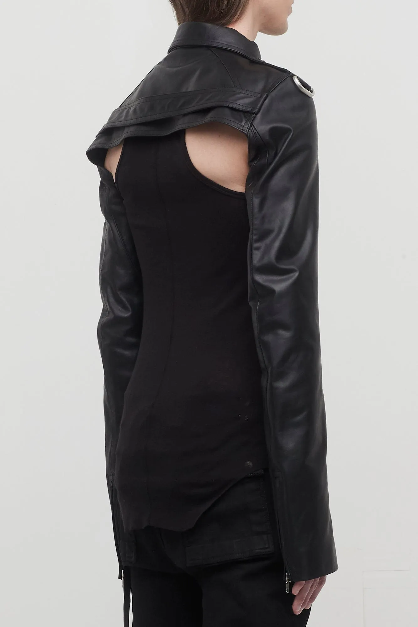 Rick Owens Biker Sleeves in Black