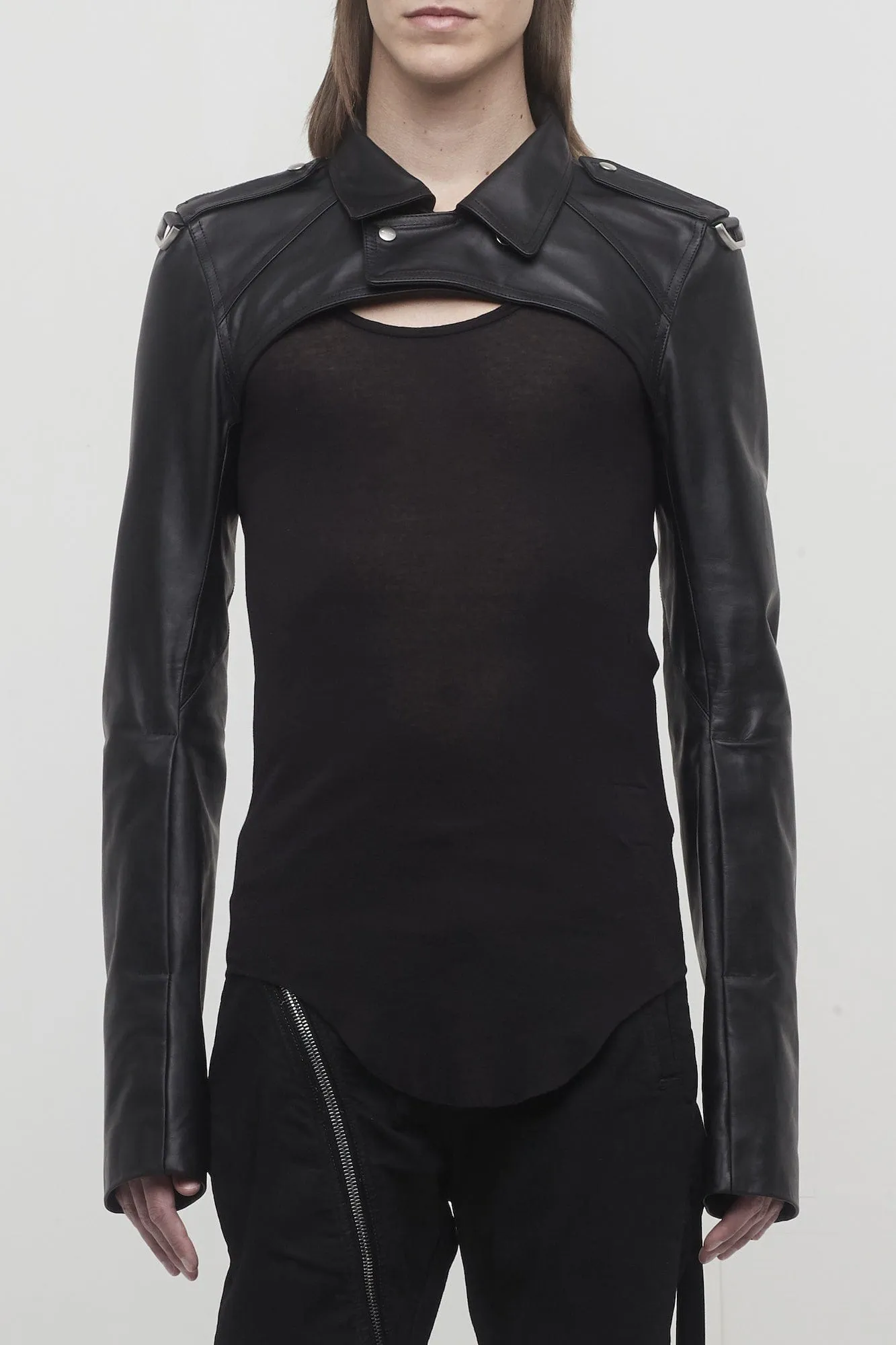 Rick Owens Biker Sleeves in Black