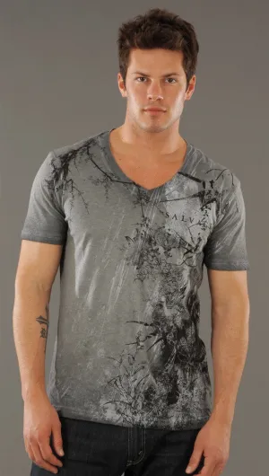 Salvage Decalogue Tee in Gray