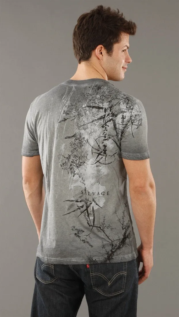 Salvage Decalogue Tee in Gray
