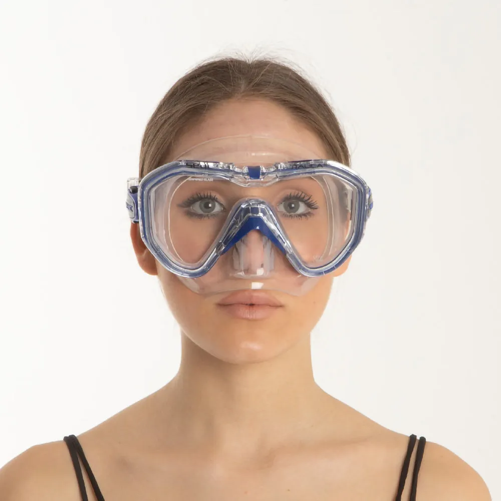 SEAC Italica 50 Single Lens Diving Mask for Professionals Made in Italy