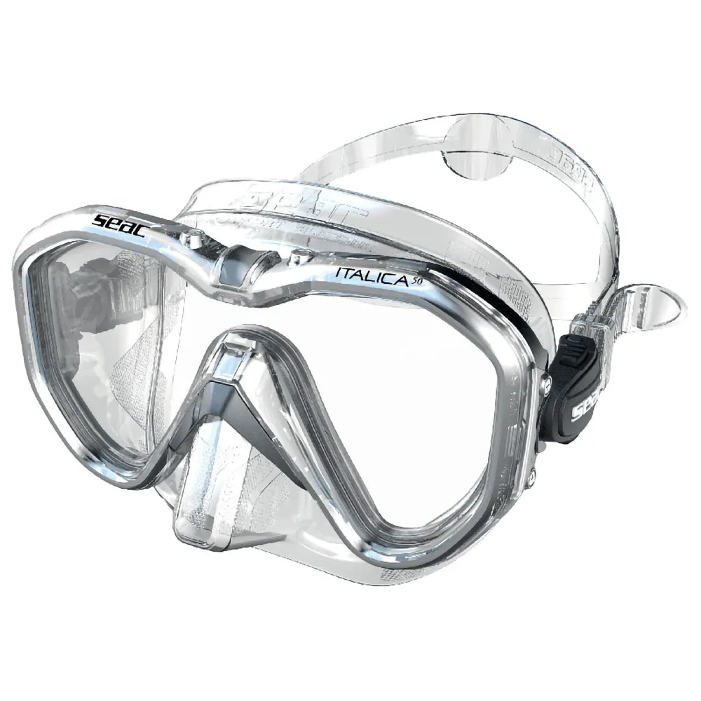 SEAC Italica 50 Single Lens Diving Mask for Professionals Made in Italy
