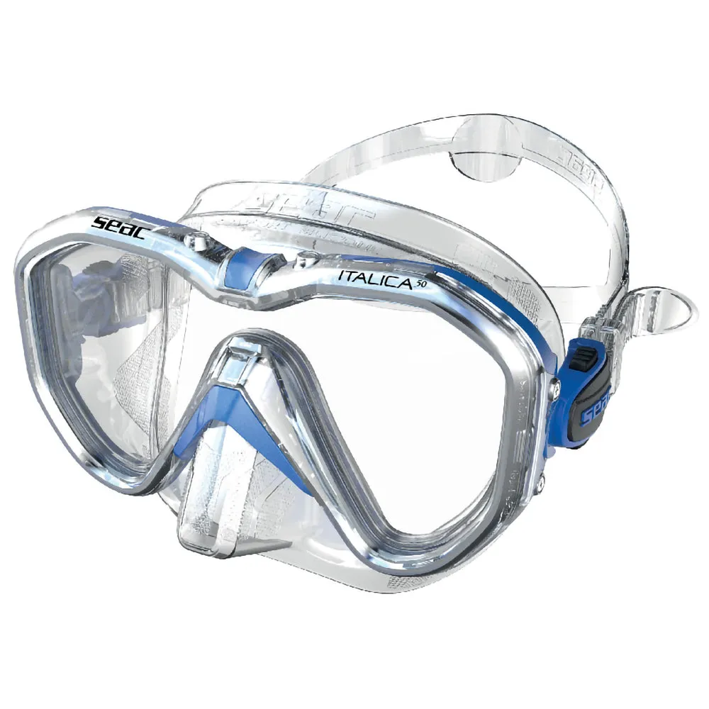 SEAC Italica 50 Single Lens Diving Mask for Professionals Made in Italy