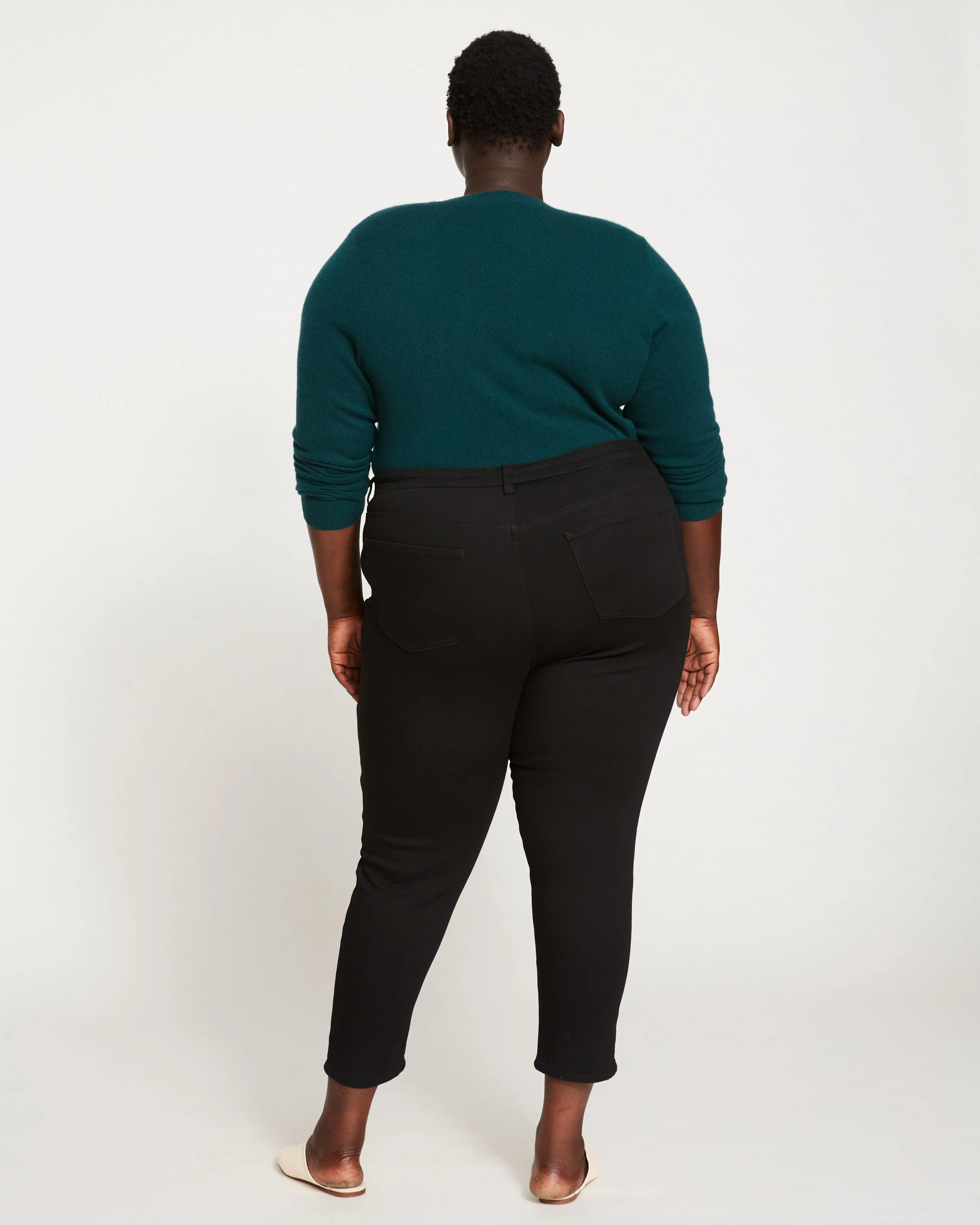 Seine High Rise Skinny Jeans 27 Inch - Black