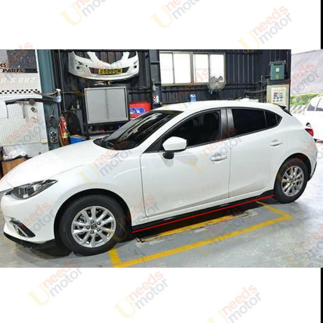 Side Skirt & Under Spoiler Fits Mazda 3 ( 2012-2024 )