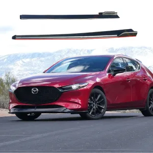 Side Skirt & Under Spoiler Fits Mazda 3 ( 2012-2024 )