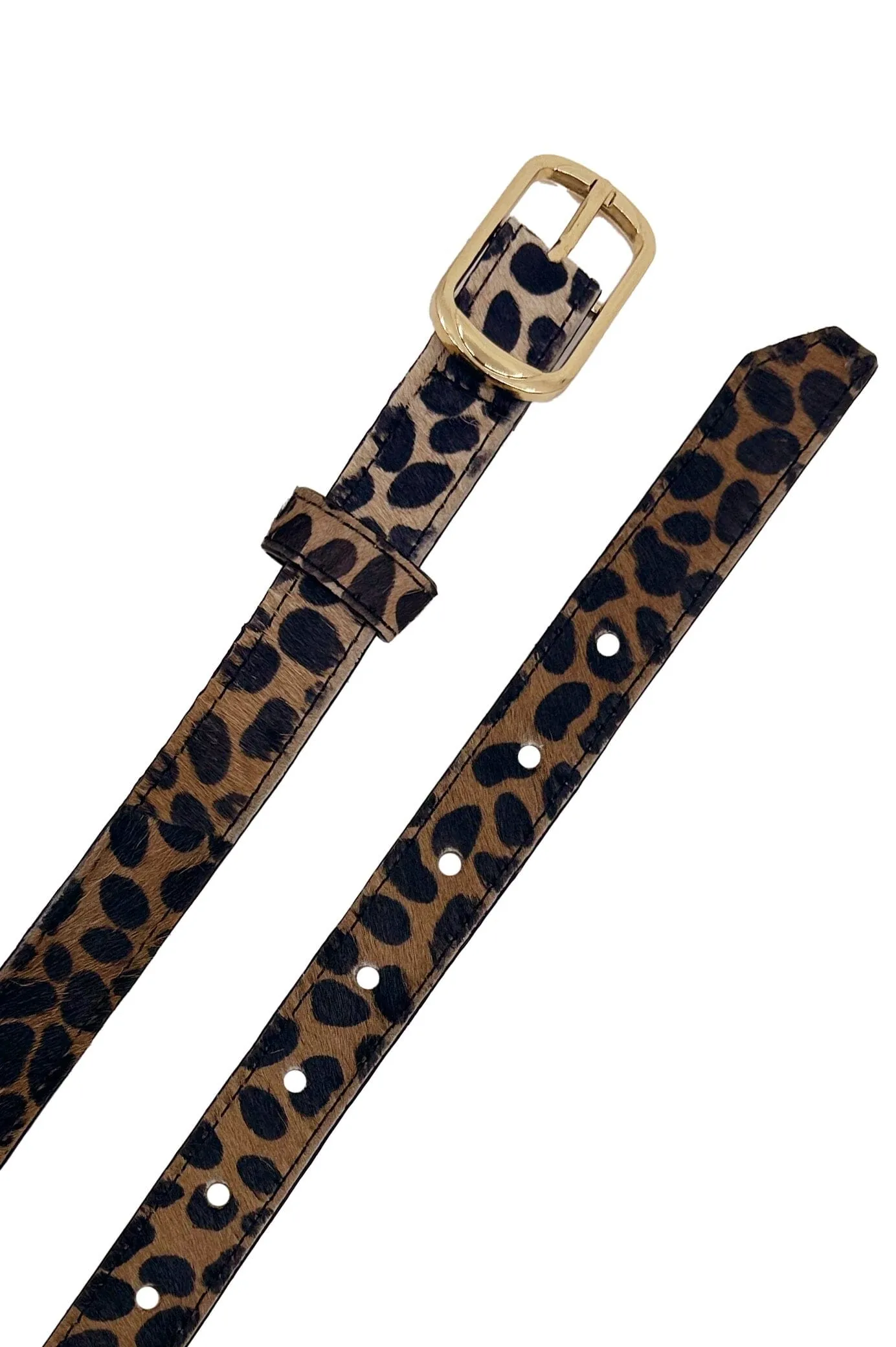 Skinny Belt in Giraffe