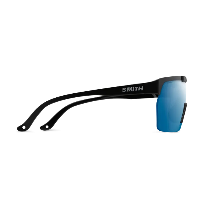 SMITH XC Matte Black Chromapop - Polarized Blue Mirror Sunglasses