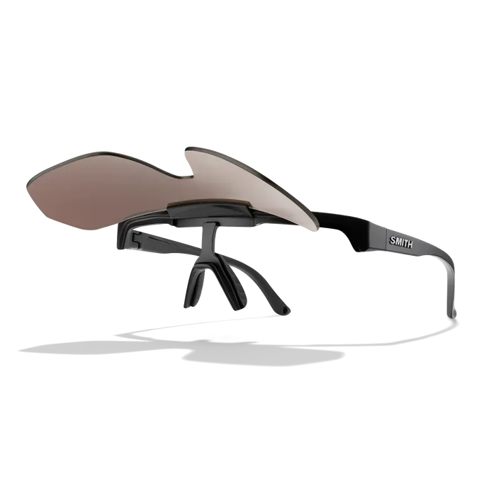 SMITH XC Matte Black Chromapop - Polarized Blue Mirror Sunglasses