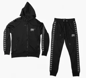 SNKR HEAD Jacket & Jogger Taped Black Set