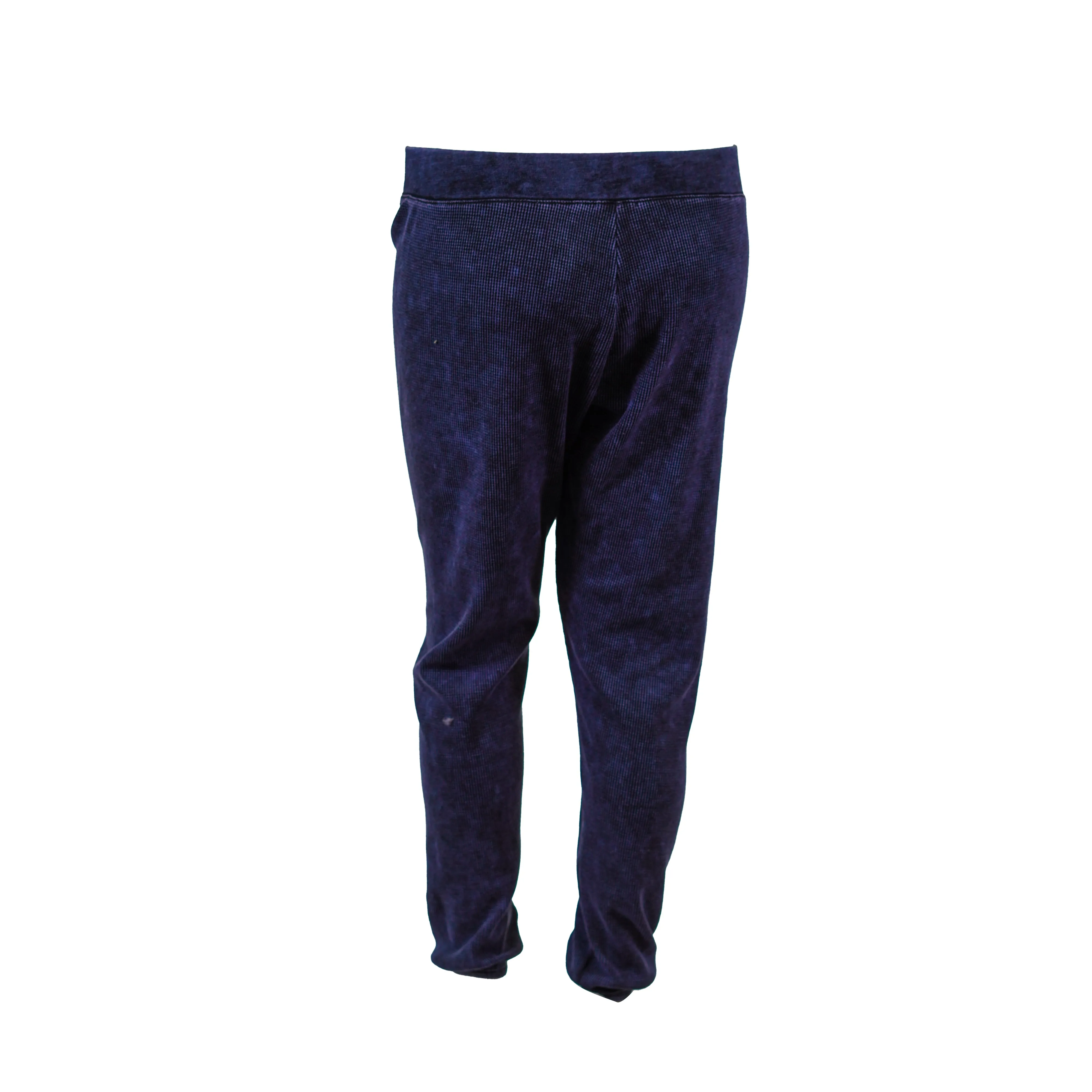 Splendid Women's Waffle Knit Lace Jogger Pants Blue Size Large